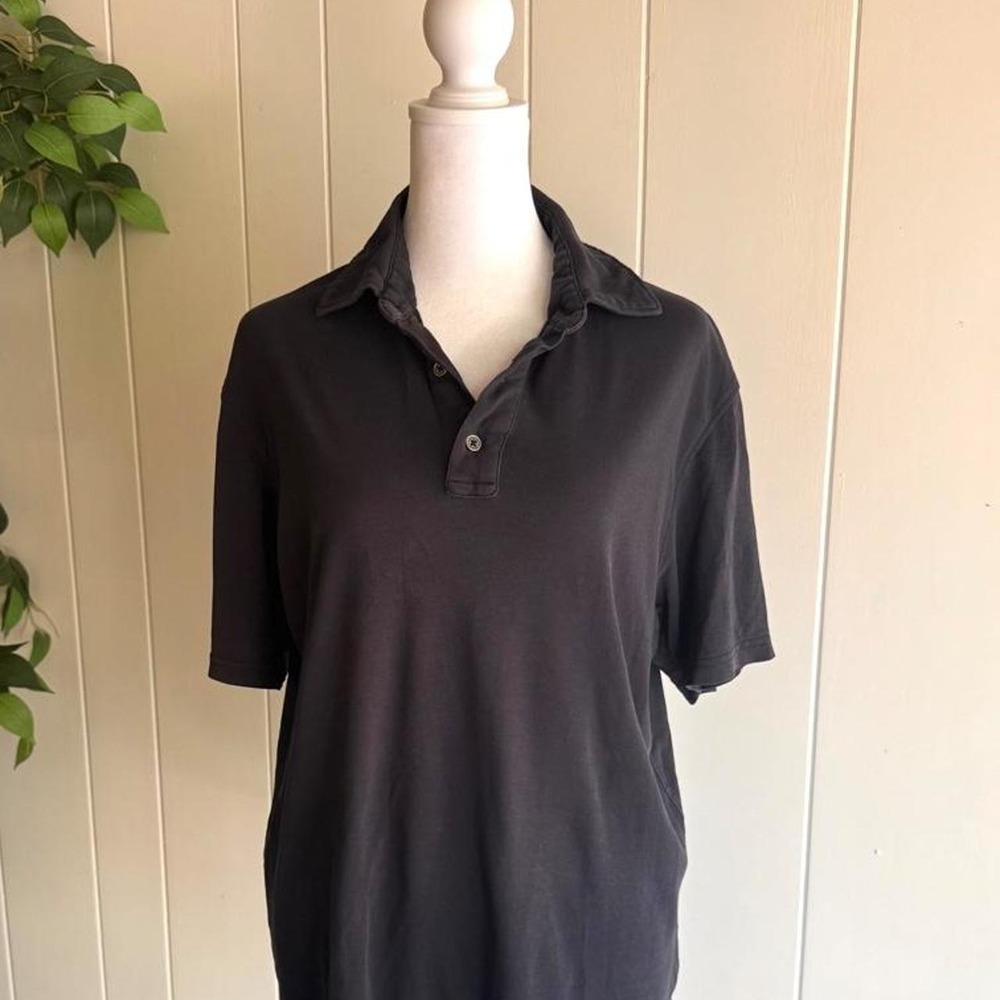 Michael Kors Black Polo 100% Cotton Men's Shirt Size Medium